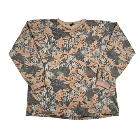 Vintage 90's Trail Cover Camo Long Sleeve Pocket T-Shirt