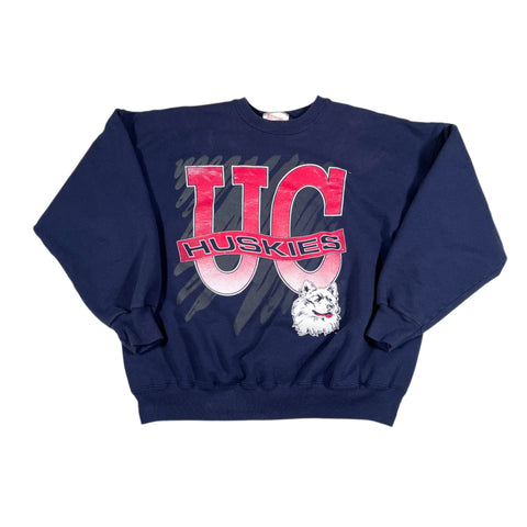 Vintage 90's UConn Huskies Crewneck Sweatshirt