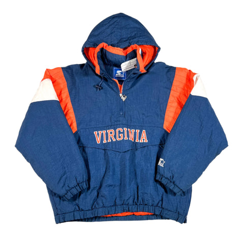 Vintage 90's University of Virginia Puffer Starter Jacket