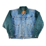 Vintage 90's Urban Equipment Denim Two Tone Jacket