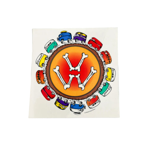 Vintage 90's VW Vans & Bones “Ta II Randy” Yujean Sticker