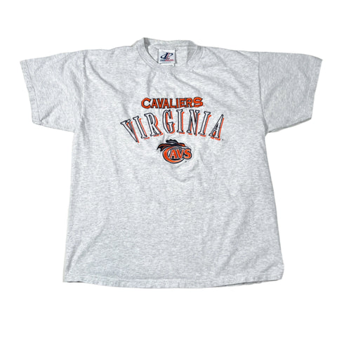 Vintage 90's Virginia Cavaliers Logo Athletic Gray T-Shirt