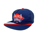 Vintage 90's Virginia Cavaliers Striped Brim Hat