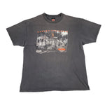 Vintage 90's Waugh Harley Davidson Orange VA T-Shirt