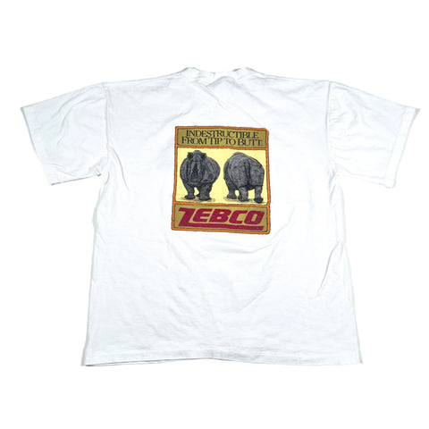 Vintage 90's Zebco Rhino Rods Fishing T-Shirt