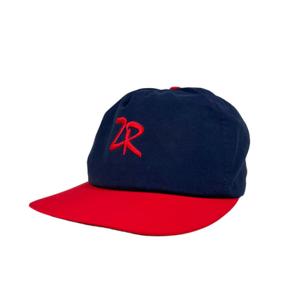 Vintage 90's Zero Restriction Gore-Tex Navy & Red Golf Hat