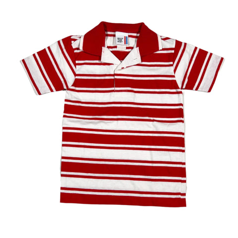 Vintage 90s Billy The Kid Striped Polo Shirt