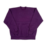 Vintage 90s Blank Deep Purple Crewneck Sweatshirt