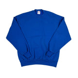 Vintage 90s Jerzees Royal Blue Blank Crewneck Sweatshirt