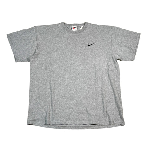 Vintage 90s Nike Swoosh Logo Gray T-Shirt
