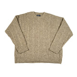 Vintage Y2K American Eagle Wool Fisherman Sweater