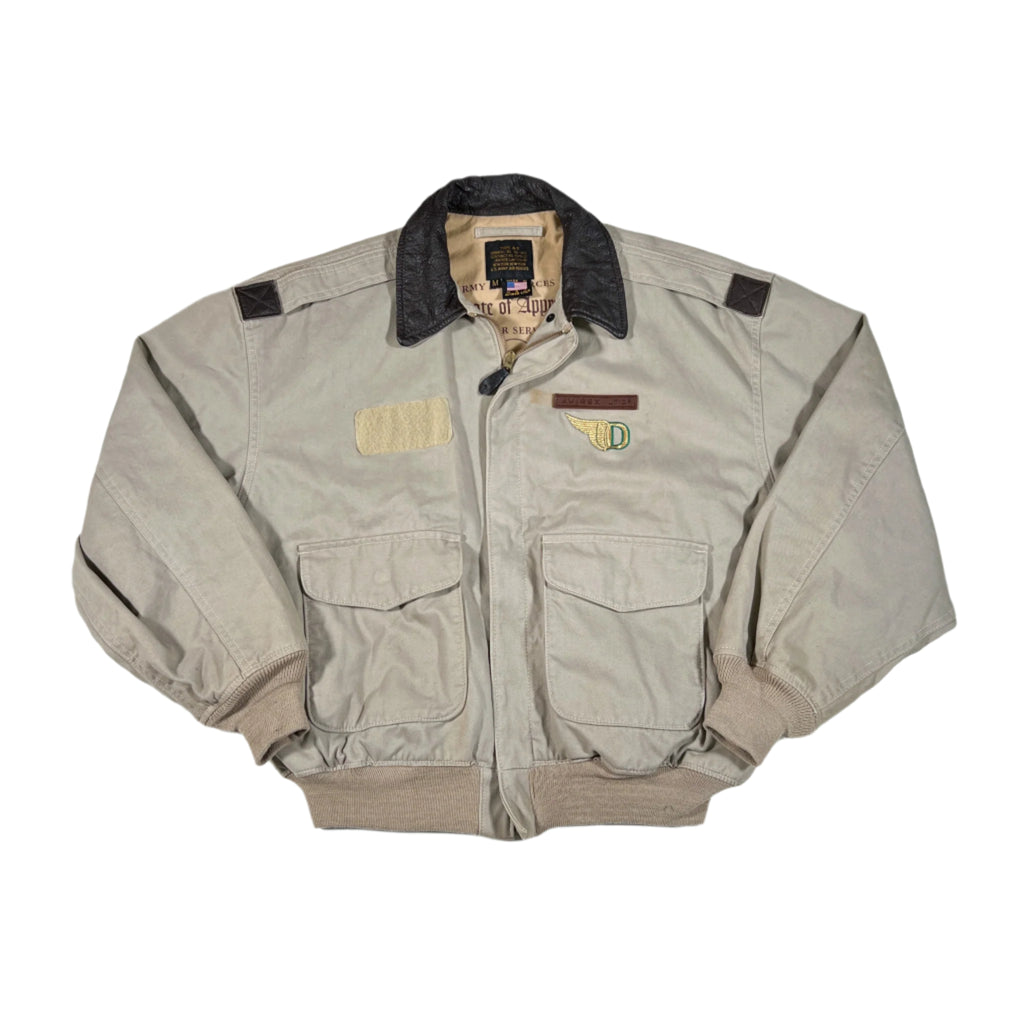 Vintage Y2K Avirex A-2 Bomber Flight Jacket – CobbleStore Vintage
