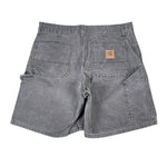 Vintage Y2K Carhartt B25 Faded Black Utility Carpenter Shorts