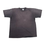 Plain dark gray t-shirt on a white background