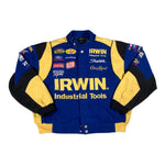 Vintage Y2K Irwin Tools NASCAR Racing Jacket