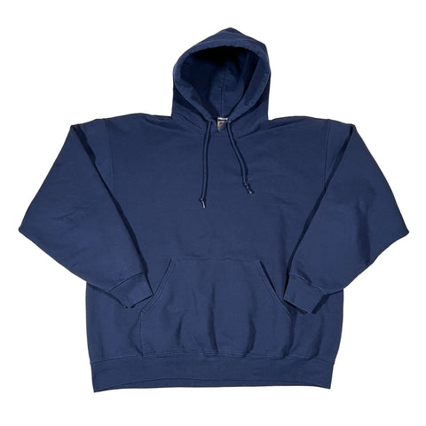 Blue hoodie on a white background