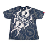 Vintage Y2K Maui Tropix Surf Boards AOP Tribal T-Shirt