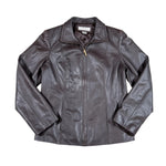 Vintage Y2K Preston & York Brown Leather Jacket
