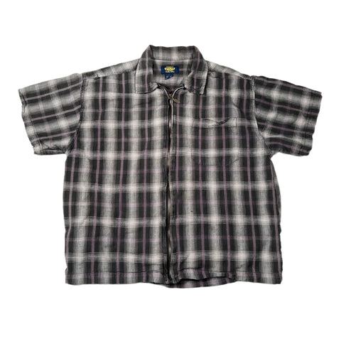 Plaid shirt on a white background