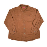 Vintage Y2K Wrangler Brown Button Up Shirt