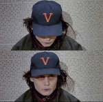 Vintage 80's UVA “V” Logo New Era Edward Scissorhands Hat