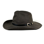 Vintage 90's Stetson Rancher Sample Moss & Khaki Black Cowboy Hat