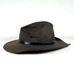 Vintage 90's Stetson Rancher Sample Moss & Khaki Black Cowboy Hat