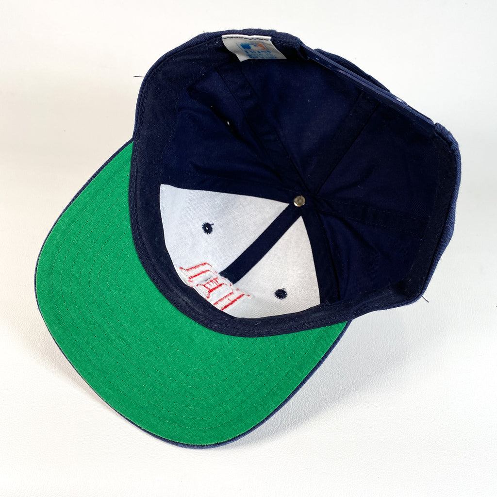 90's Seattle Mariners White Plain Logo Twins MLB Snapback Hat