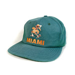 Vintage 90's Miami Hurricanes Sebastian the Ibis Hat