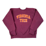 Vintage 90's Virginia Tech Heavyweight Crewneck Sweatshirt
