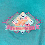 Vintage 90's Virginia Tech Green Crewneck Sweatshirt