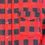 Vintage 70's Woolrich Plaid Wool Button Down Shirt