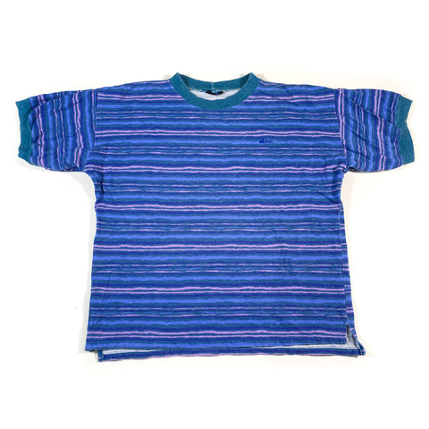 Vintage 90's Quiksilver Striped T-Shirt