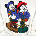 Vintage 90's Mickey & Minnie Mouse Winter Crewneck Sweatshirt