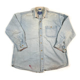 Vintage 90's Denim Button Up Work Shirt