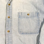 Vintage 90's Denim Button Up Work Shirt