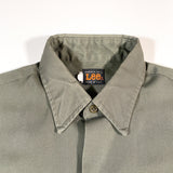 Vintage 80's LEE Green Work Button Up Shirt