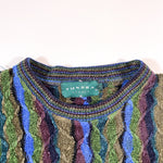 Vintage 90's Tundra 3D Coogi-style Sweater