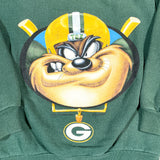 Vintage 90's Green Bay Packers Taz Youth Crewneck Sweatshirt