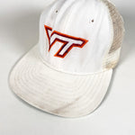 Vintage 80's Virginia Tech White Trucker Hat