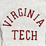 Vintage 90's Virginia Tech Champion Reverse Weave Crewneck Sweatshirt