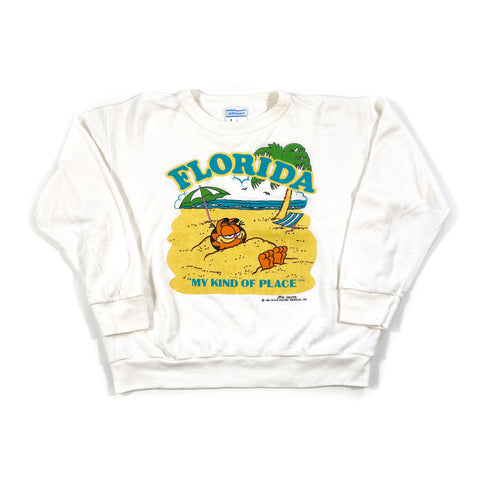 Vintage 1980 Garfield Florida Crewneck Sweatshirt