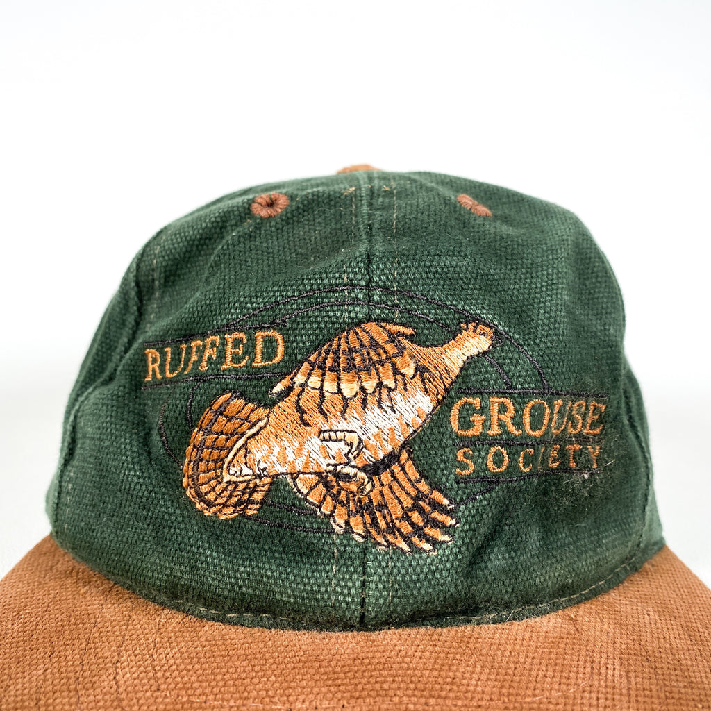Vintage 90's LL Bean Ruffed Grouse Society Duck Canvas USA Made Hat –  CobbleStore Vintage