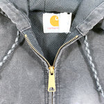 Vintage 90's Carhartt Black Hooded Jacket