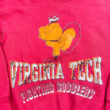 Vintage 90's Virginia Tech Fighting Gobblers Crewneck Sweatshirt