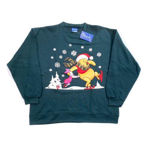 Vintage 90's Winnie the Pooh Christmas Crewneck Sweatshirt