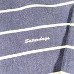 Vintage 90's Saturdays Striped Crewneck Sweatshirt