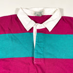 Vintage 80's St. John's Bay Rugby Polo Shirt