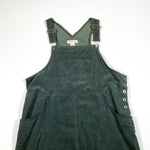 Vintage 90's Cherokee Green Corduroy Overalls Skirt