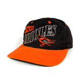 Vintage 90's Baltimore Orioles Spellout Baseball Snapback Hat